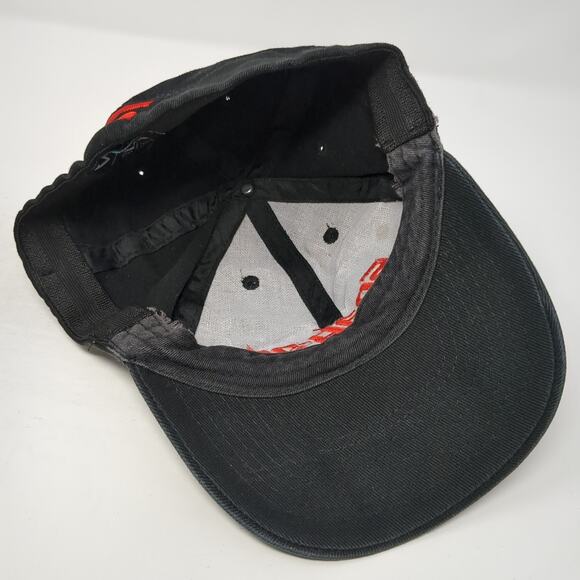 Snap-On Fittes Baseball Cap Black One Size Adjustable Embroidered Wild Impact - Picture 7 of 9